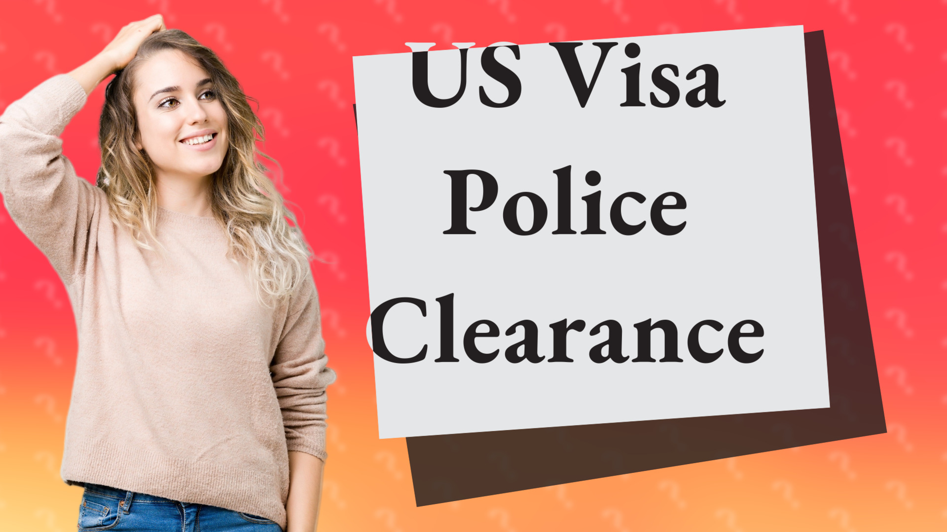 US Visa Police Clearance