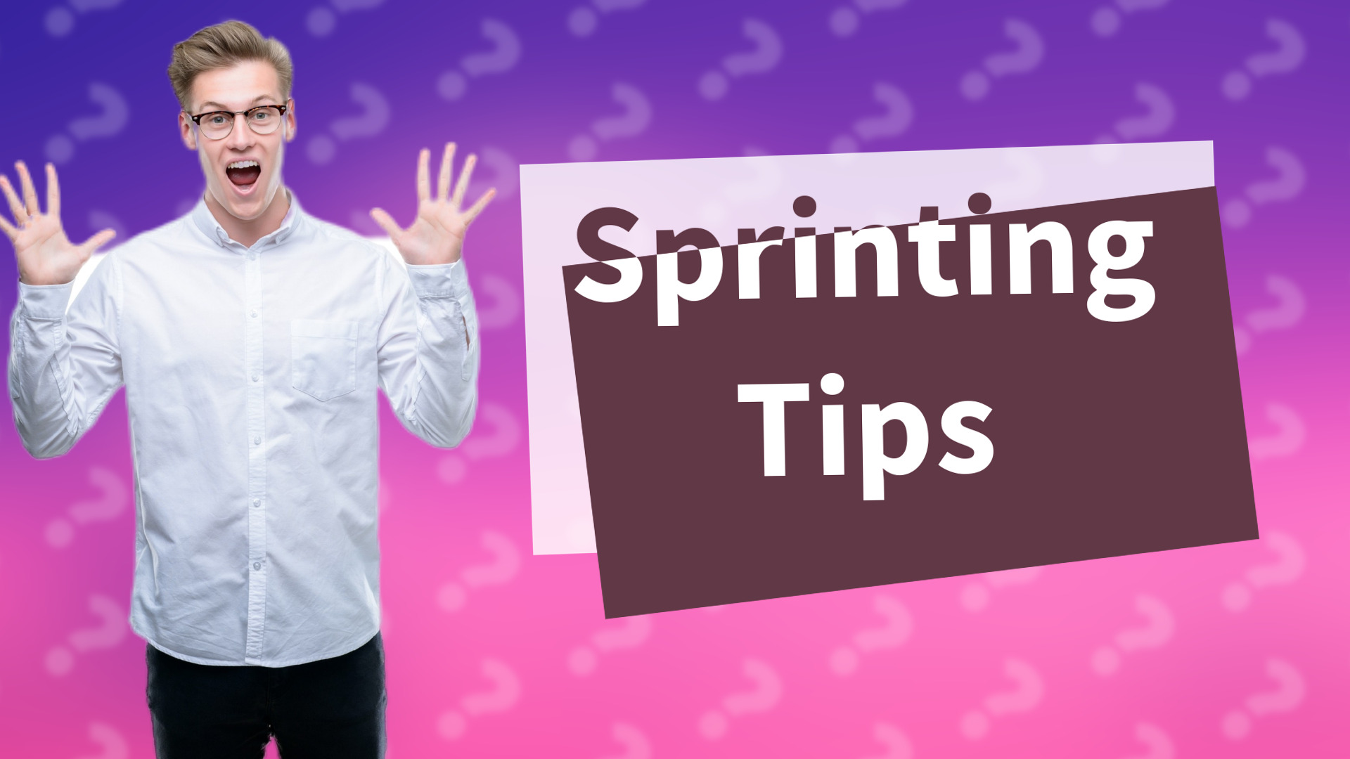 Sprinting Tips