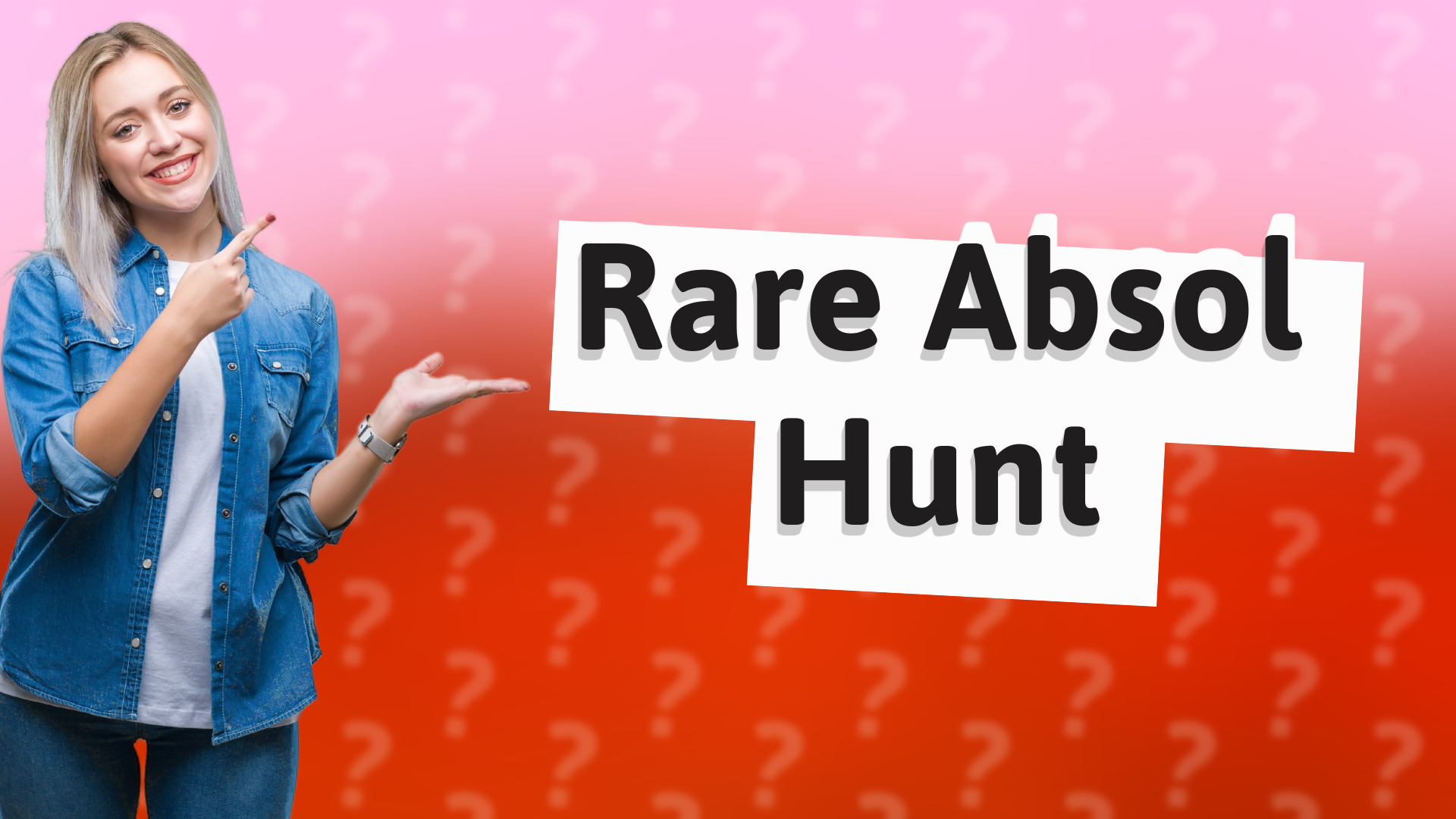 Rare Absol Hunt