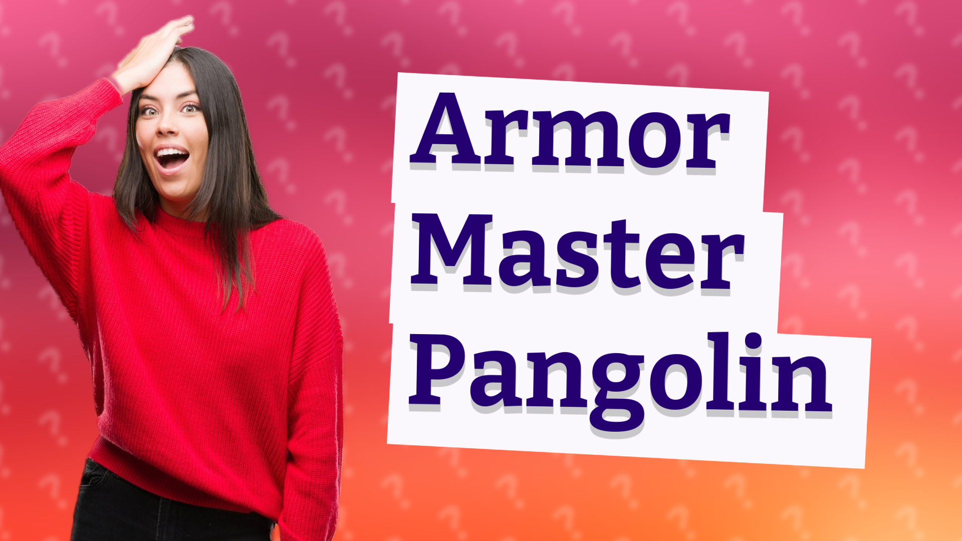 Armor Master Pangolin