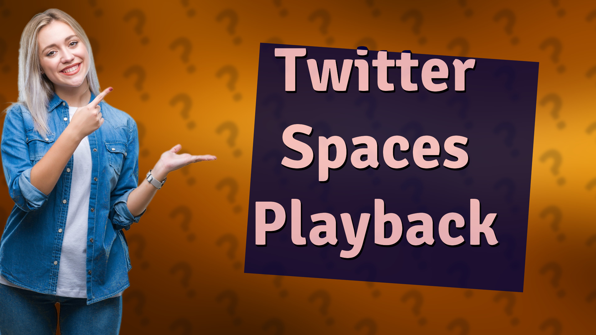 Twitter Spaces Playback