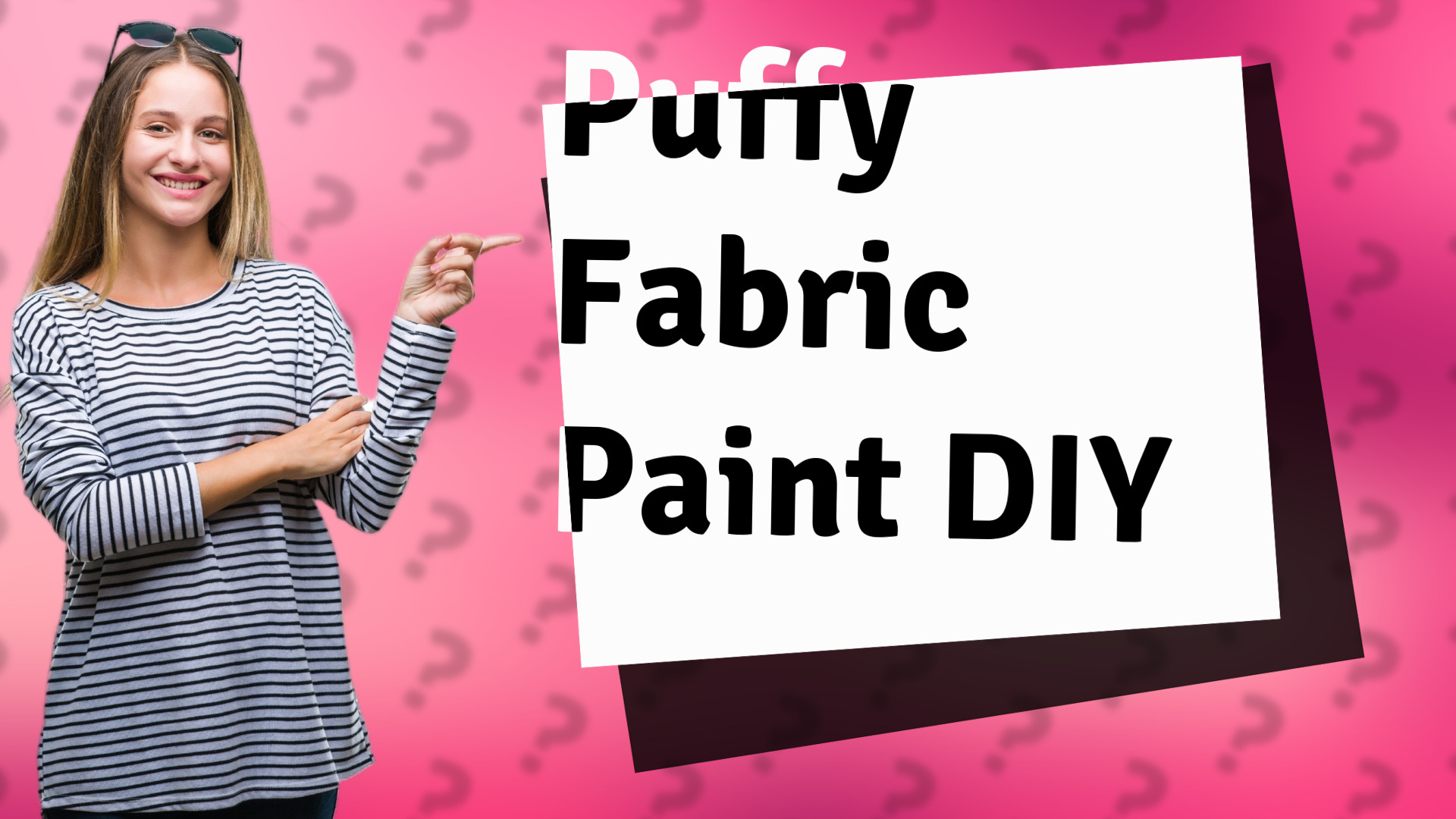 Puffy Fabric Paint DIY