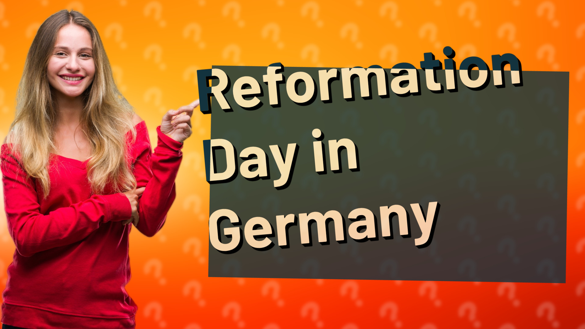 Reformation Day in Germany