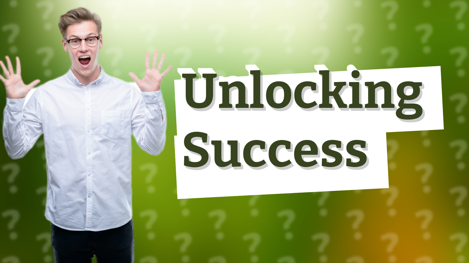 Unlocking Success