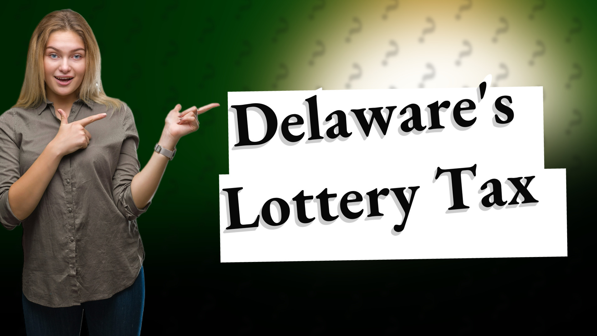 Delaware's Lottery Tax