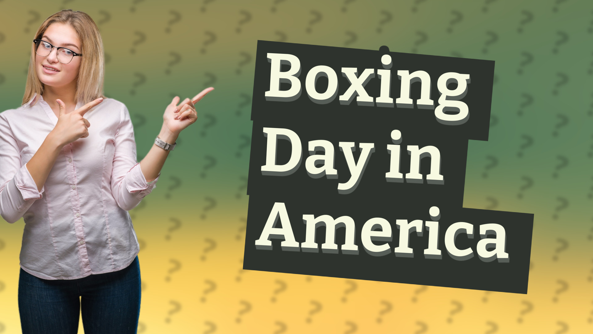 Boxing Day in America