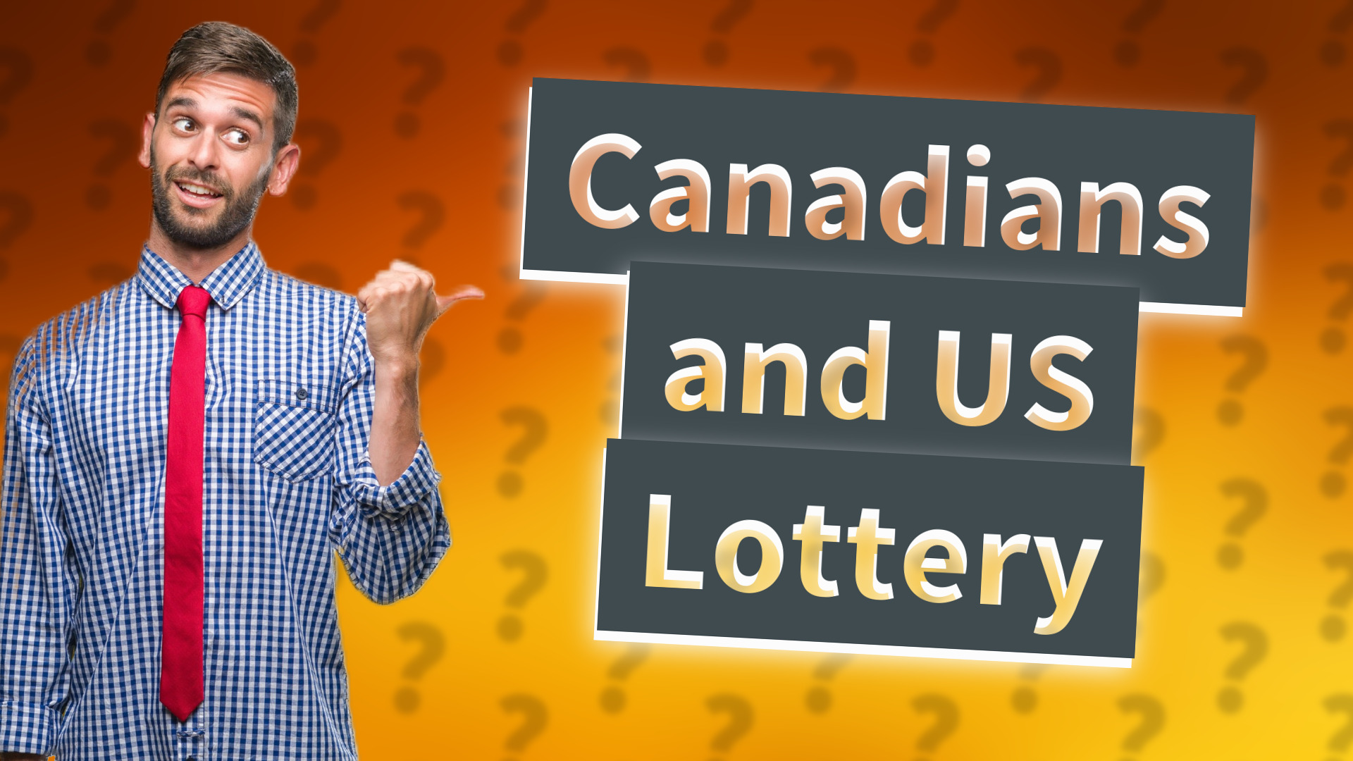 Canadians and US Lottery