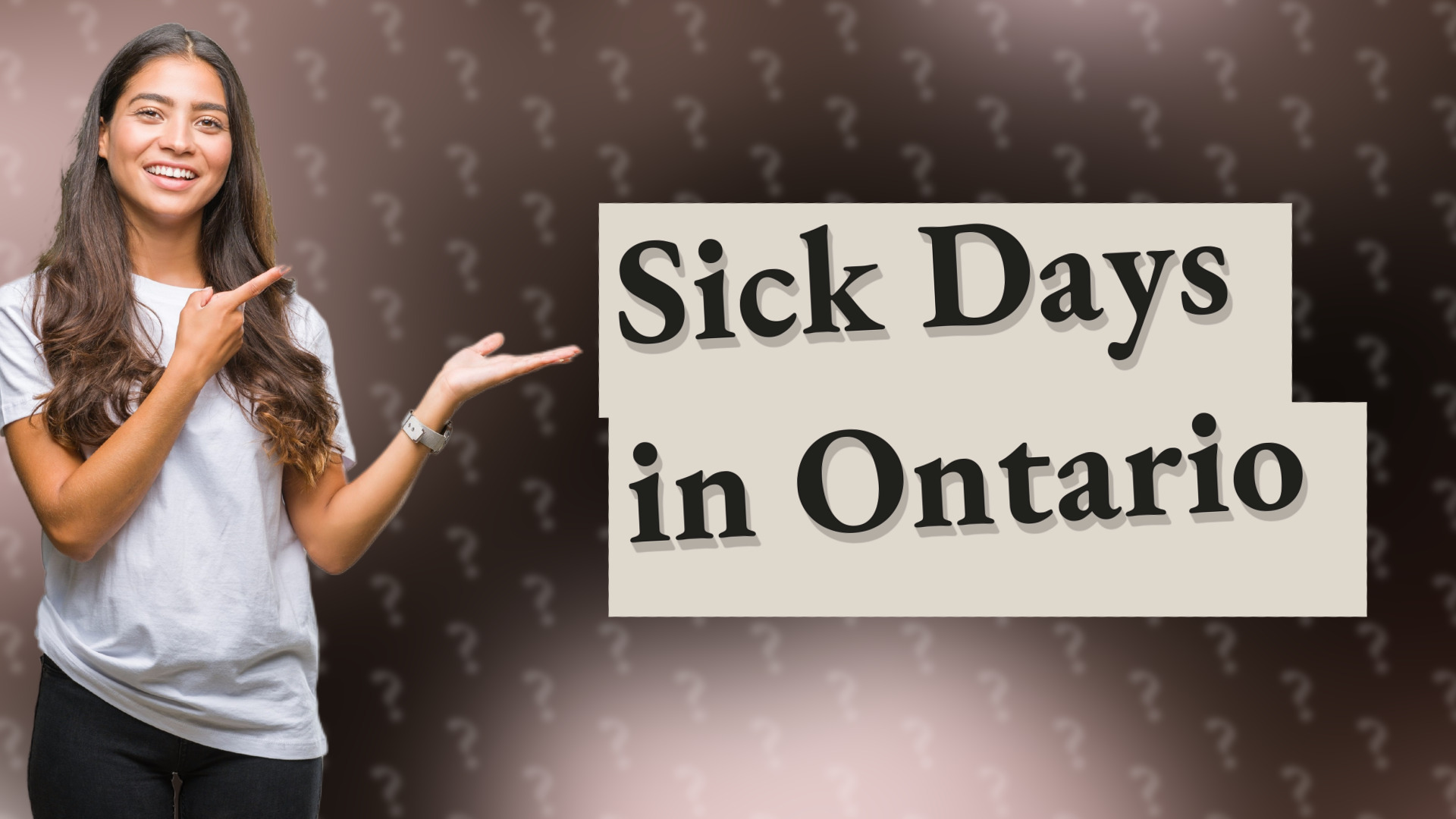 Sick Days in Ontario