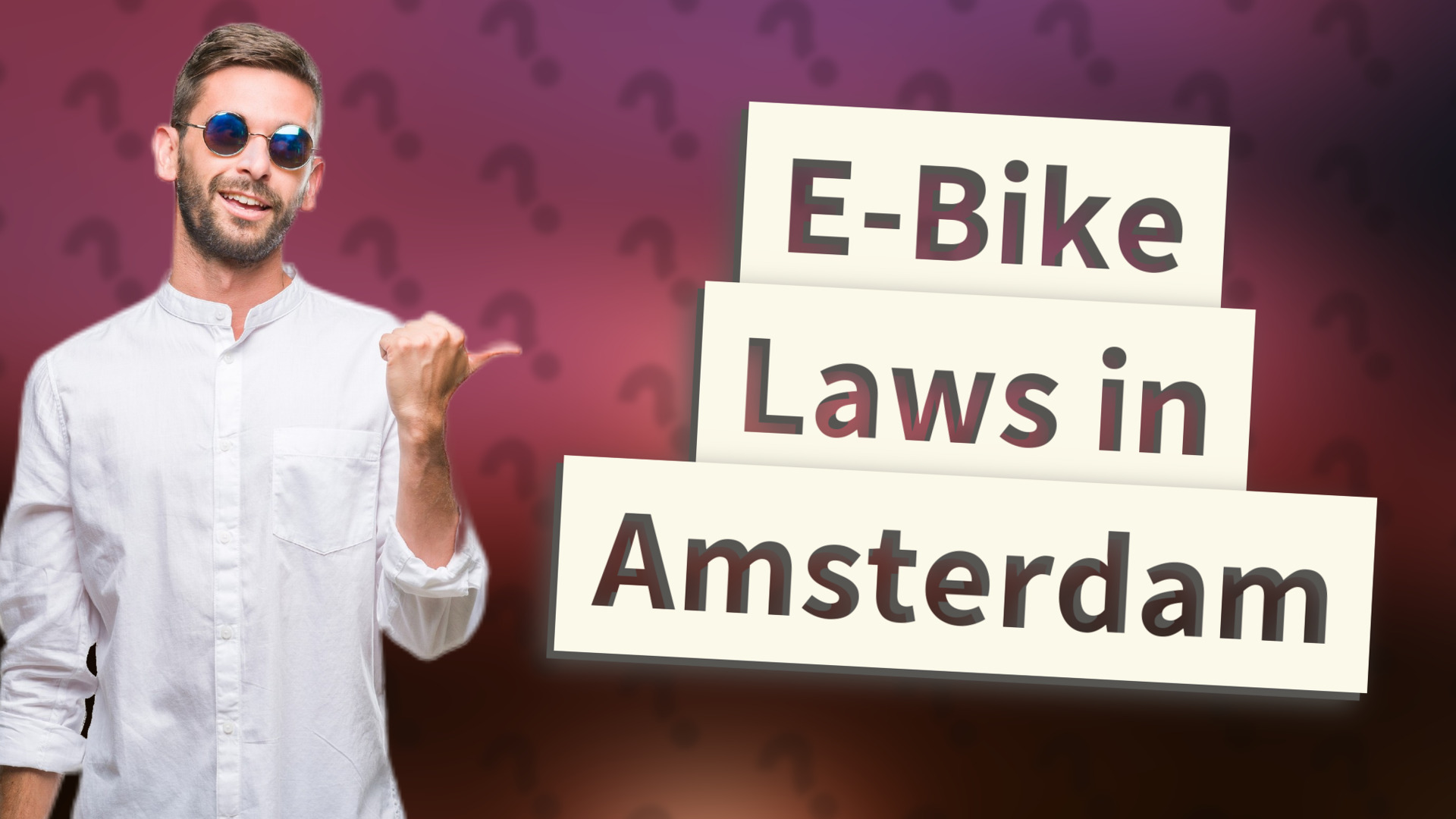 E-Bike Laws in Amsterdam