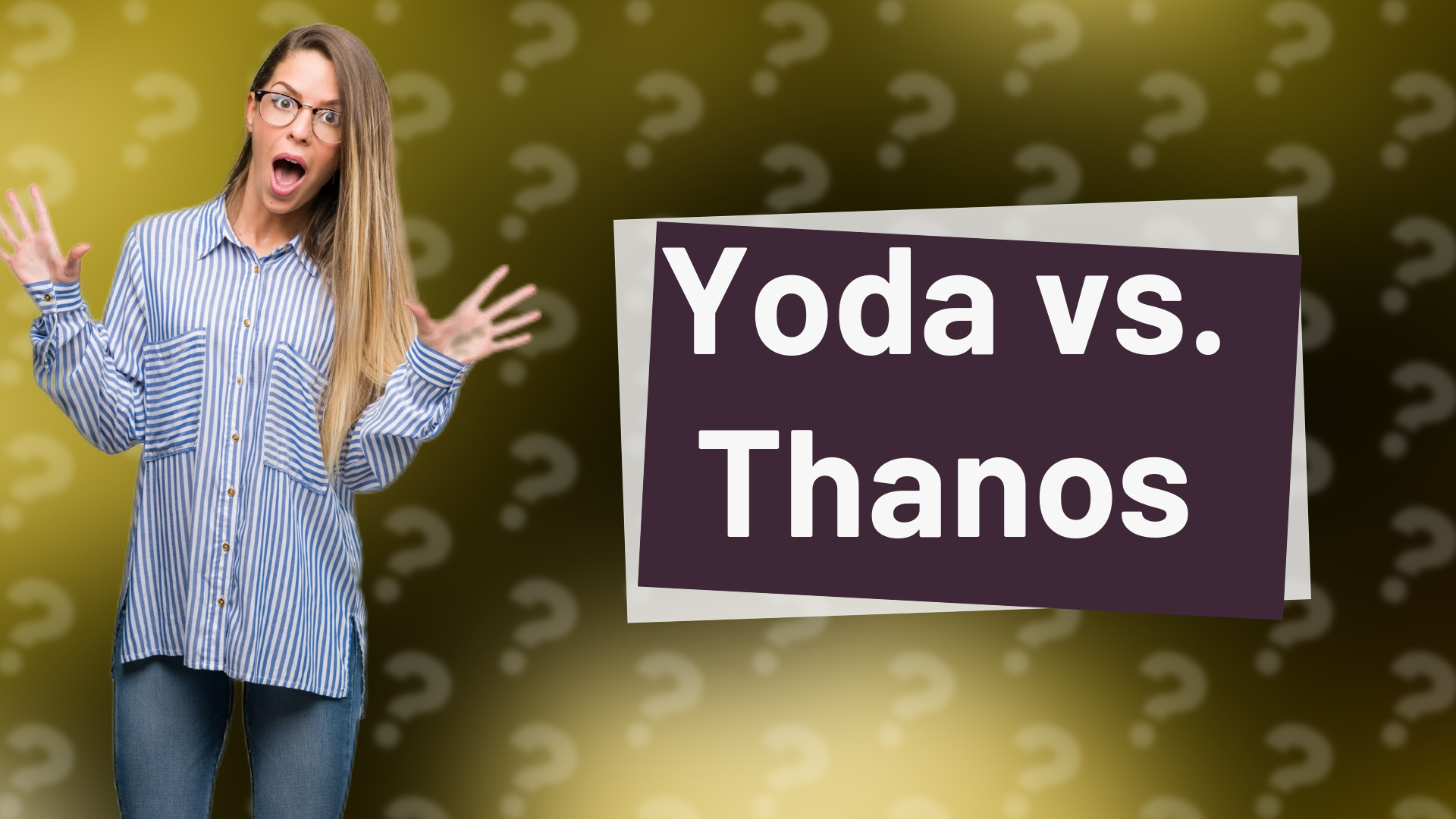 Yoda vs. Thanos