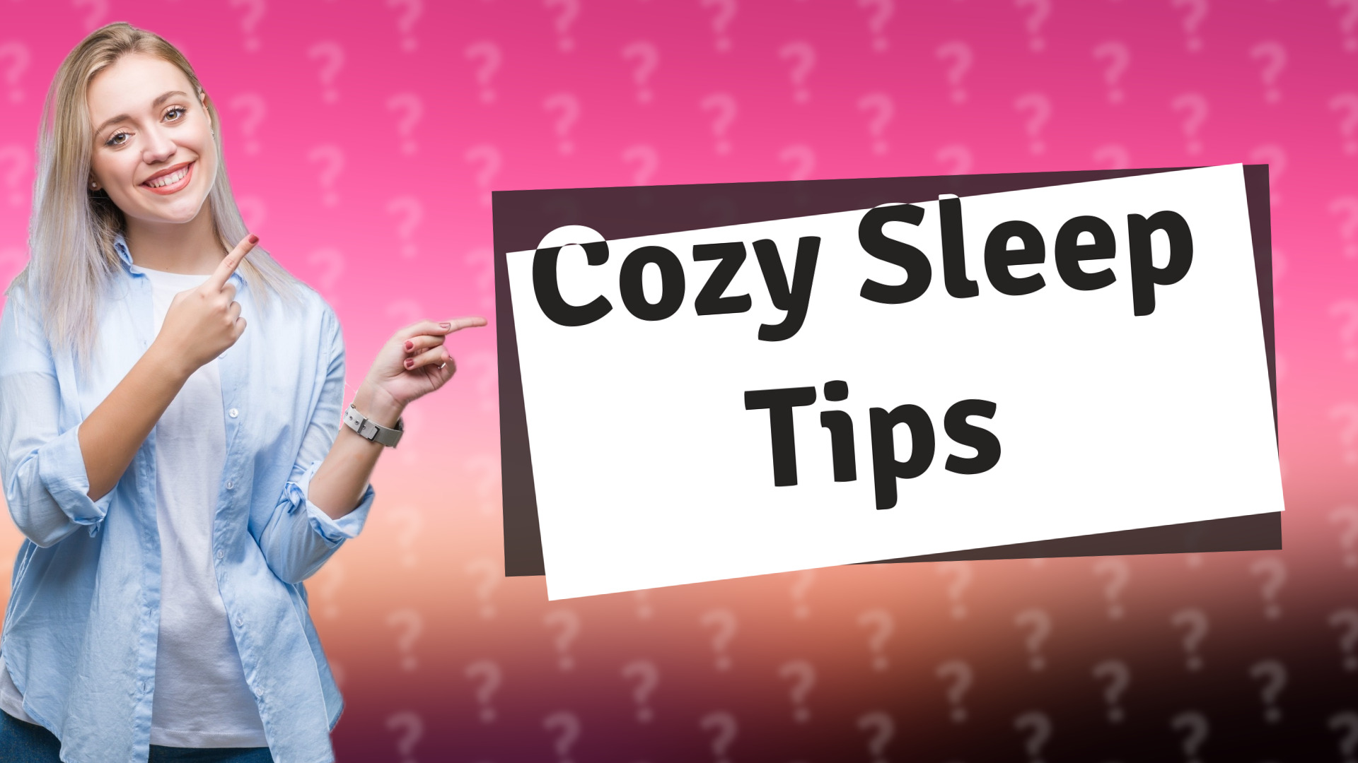 Cozy Sleep Tips