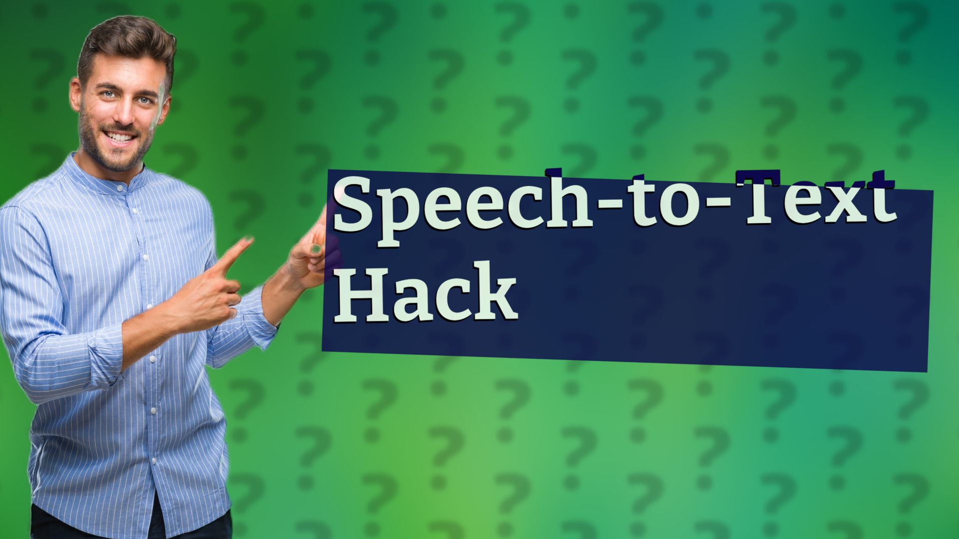 Speech-to-Text Hack