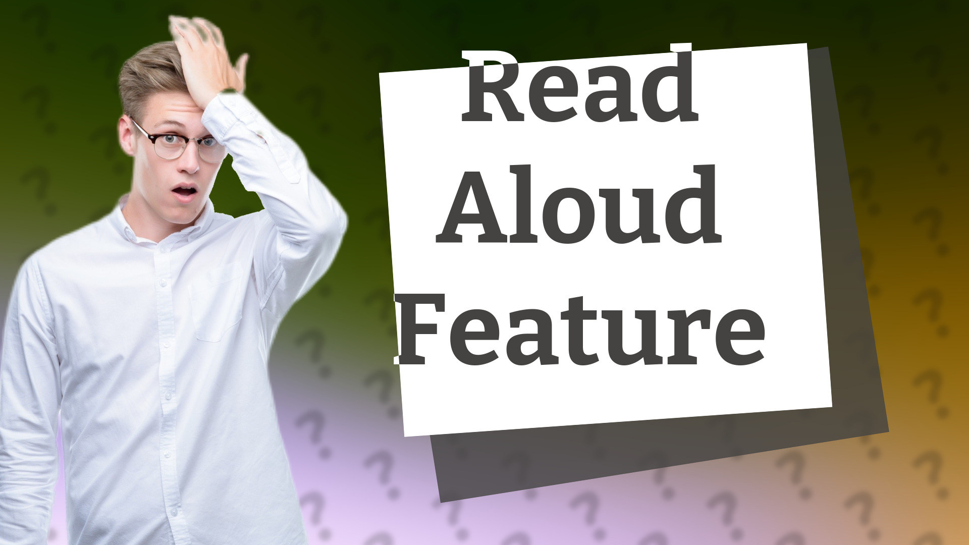 Read Aloud Feature