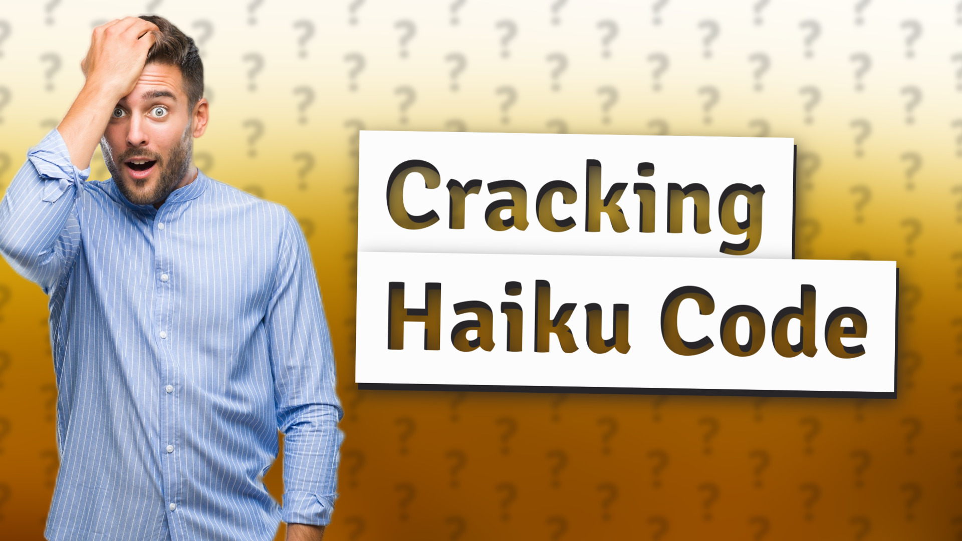 Cracking Haiku Code