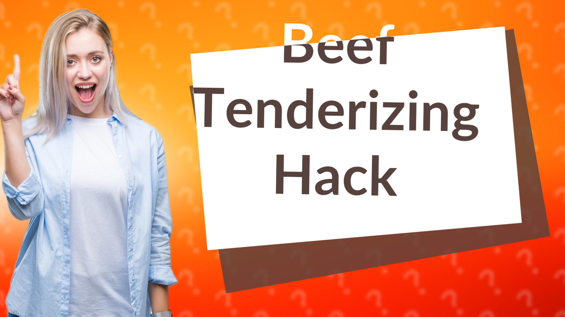 Beef Tenderizing Hack