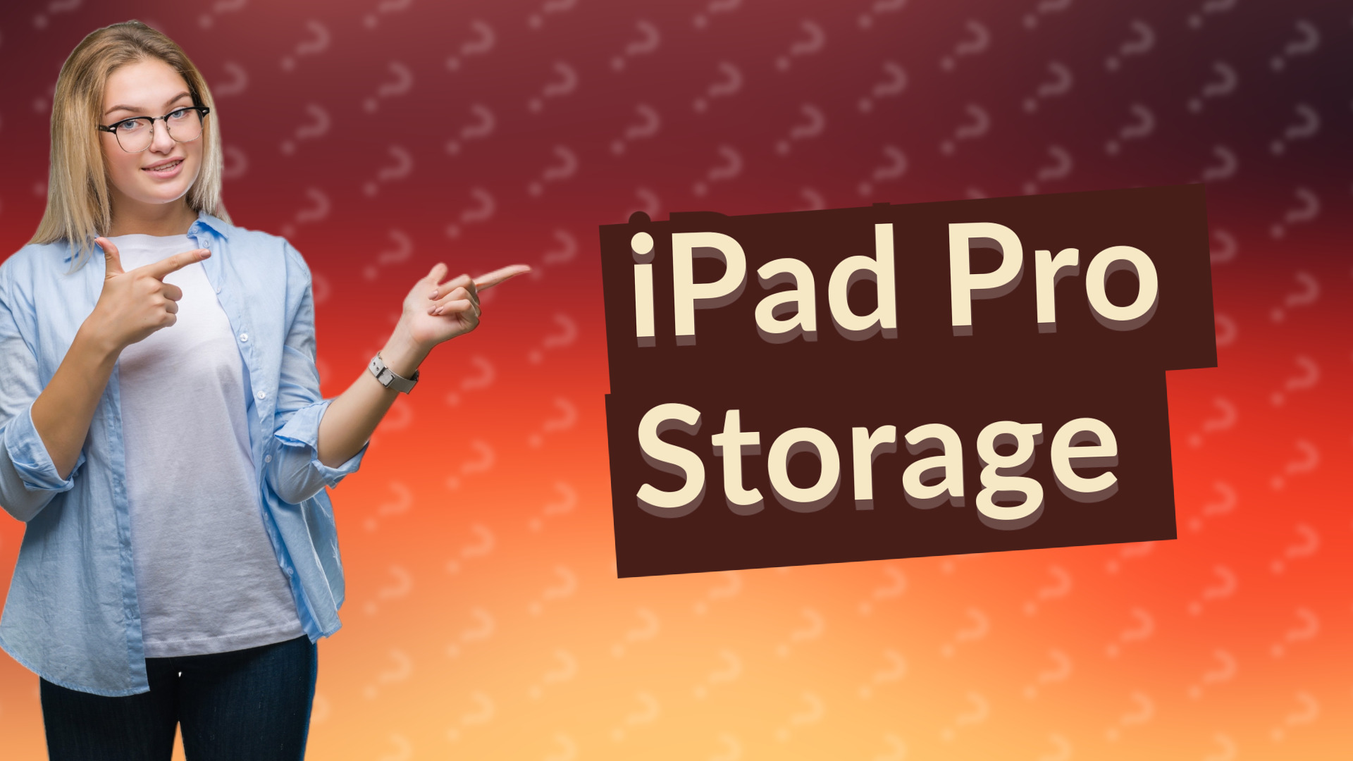 iPad Pro Storage