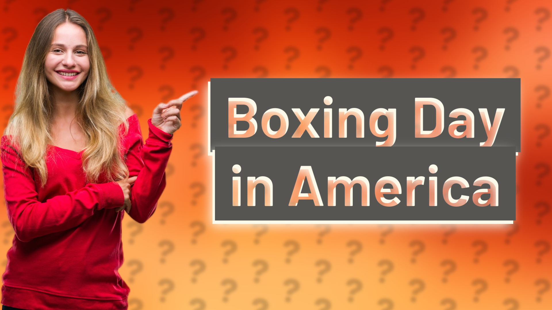 Boxing Day in America