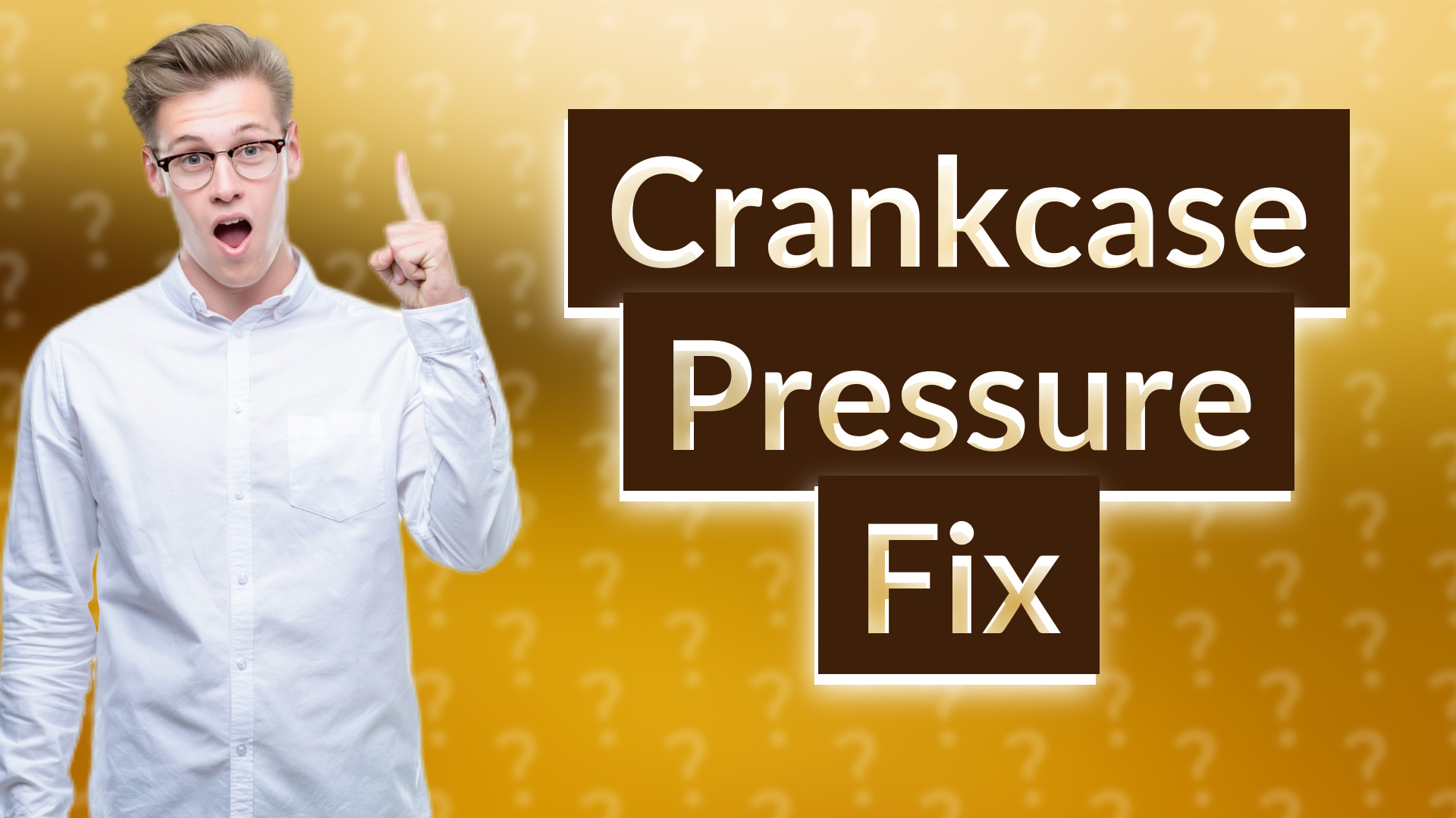 Crankcase Pressure Fix