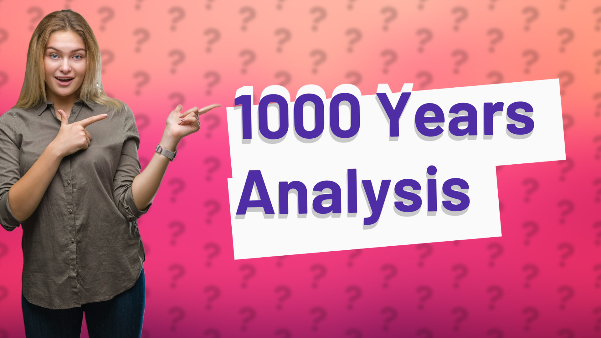 1000 Years Analysis