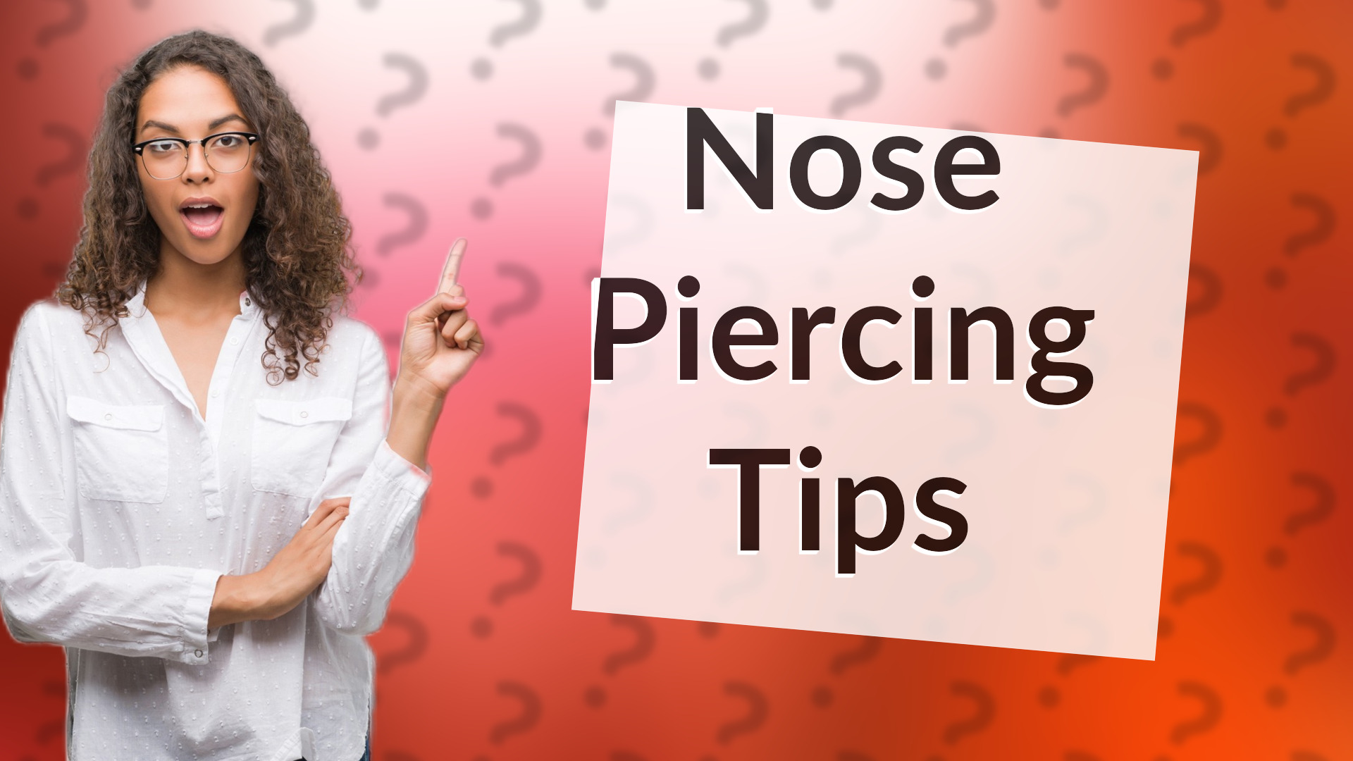 Nose Piercing Tips