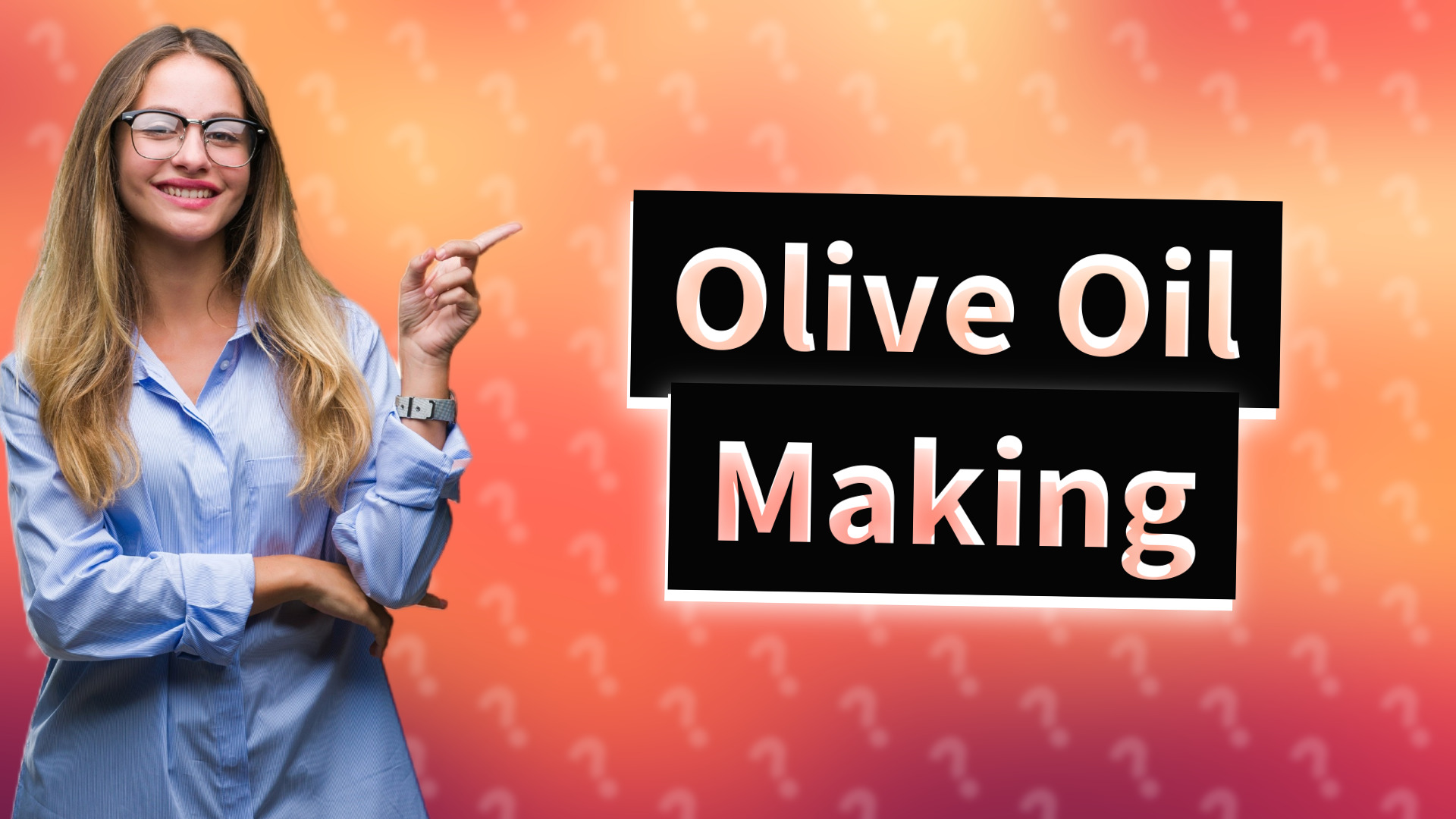 Olive Oil Making