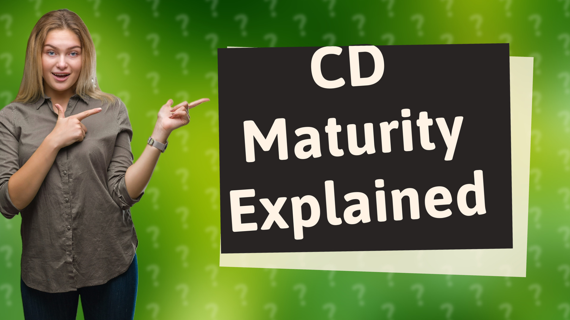 CD Maturity Explained