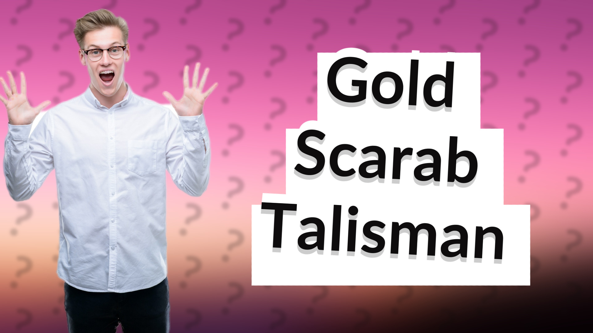 Gold Scarab Talisman