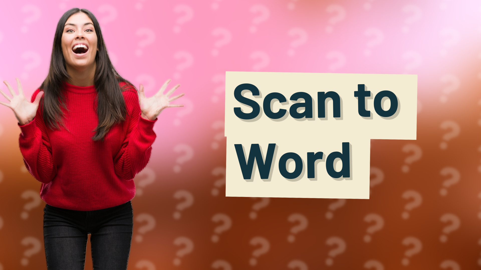 Scan to Word