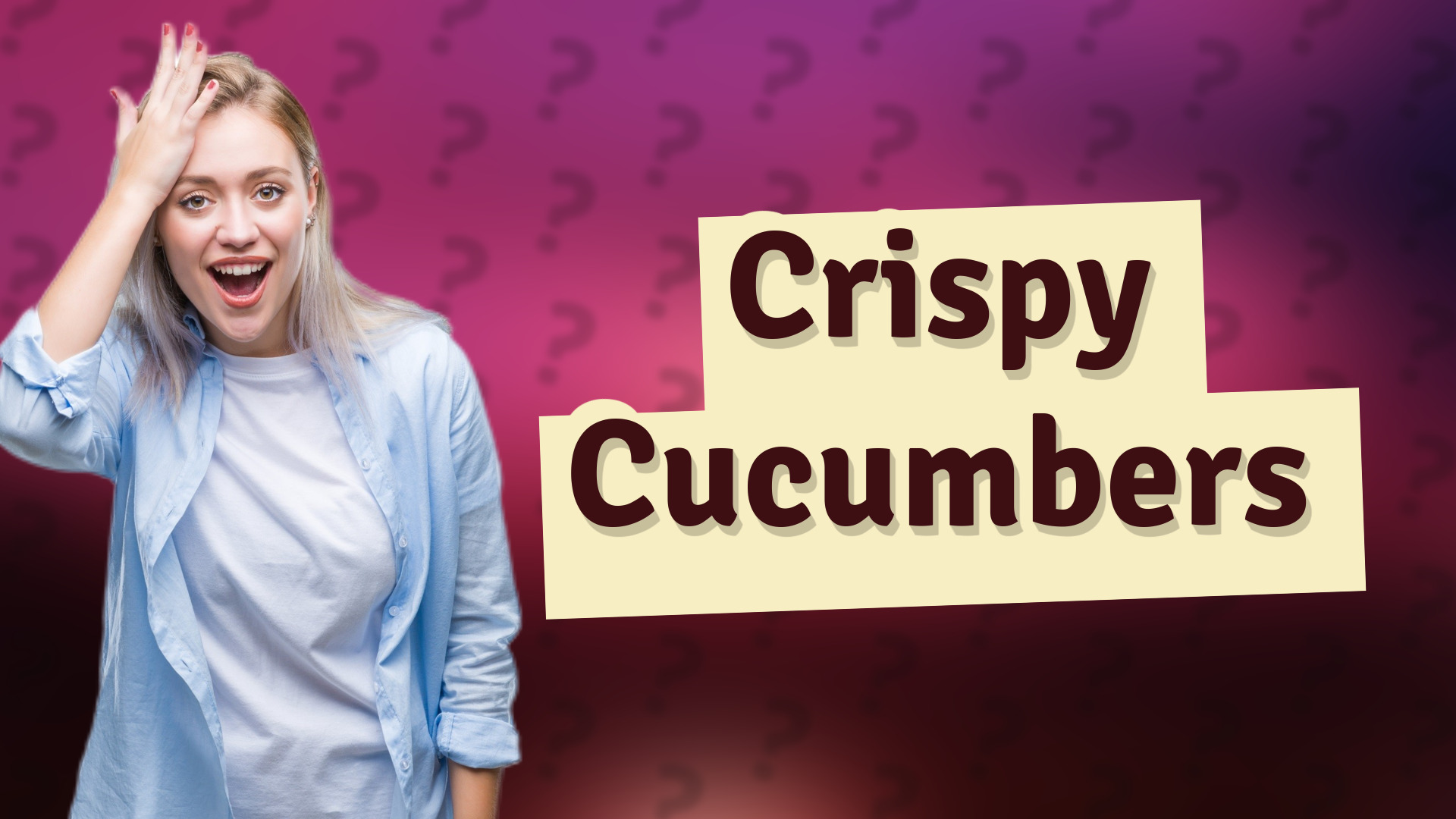 Crispy Cucumbers