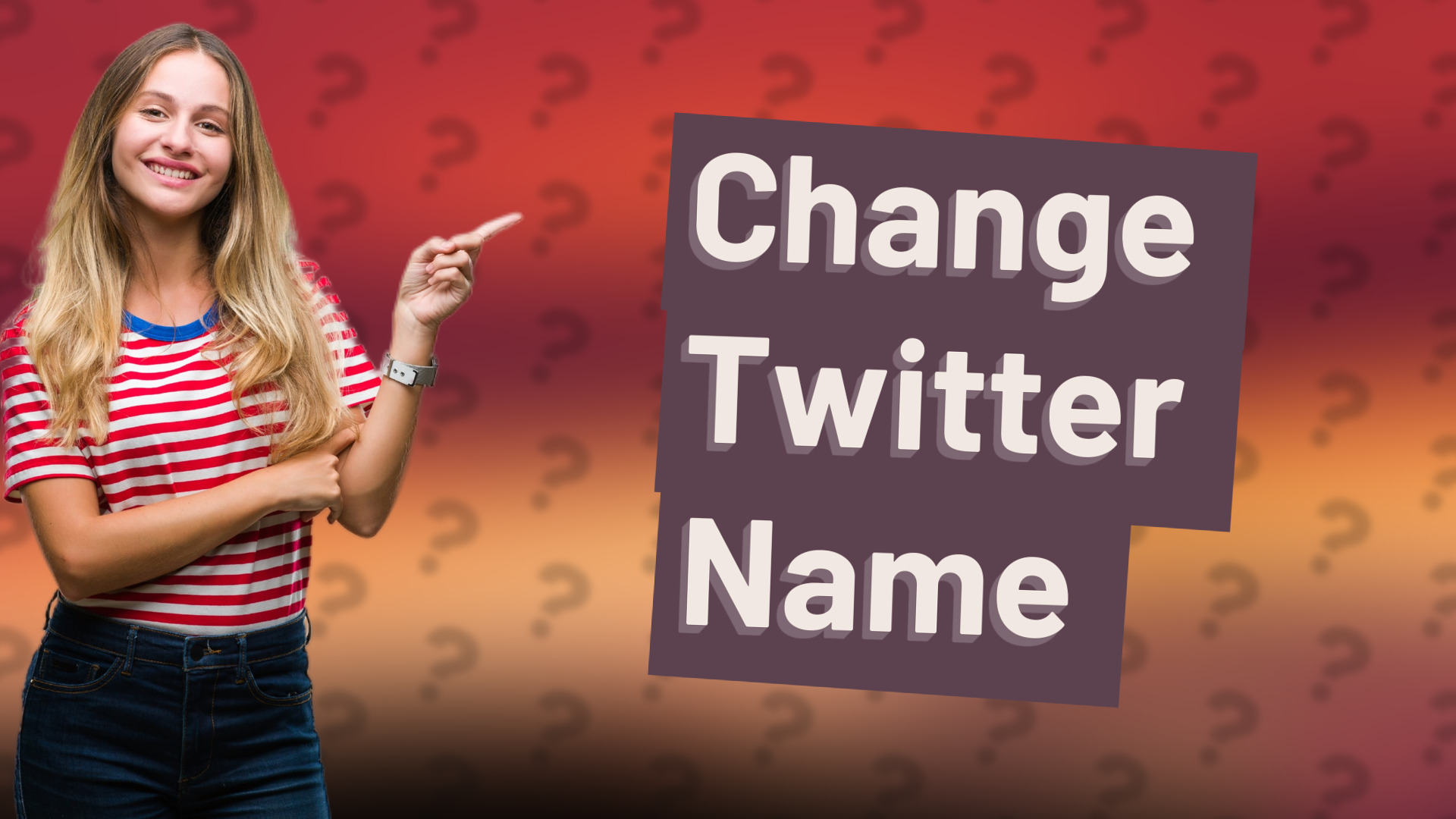 Change Twitter Name