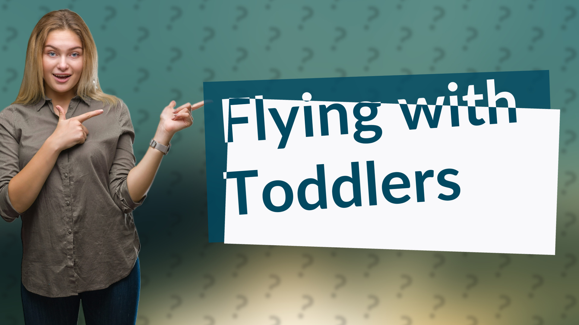 Flying with Toddlers