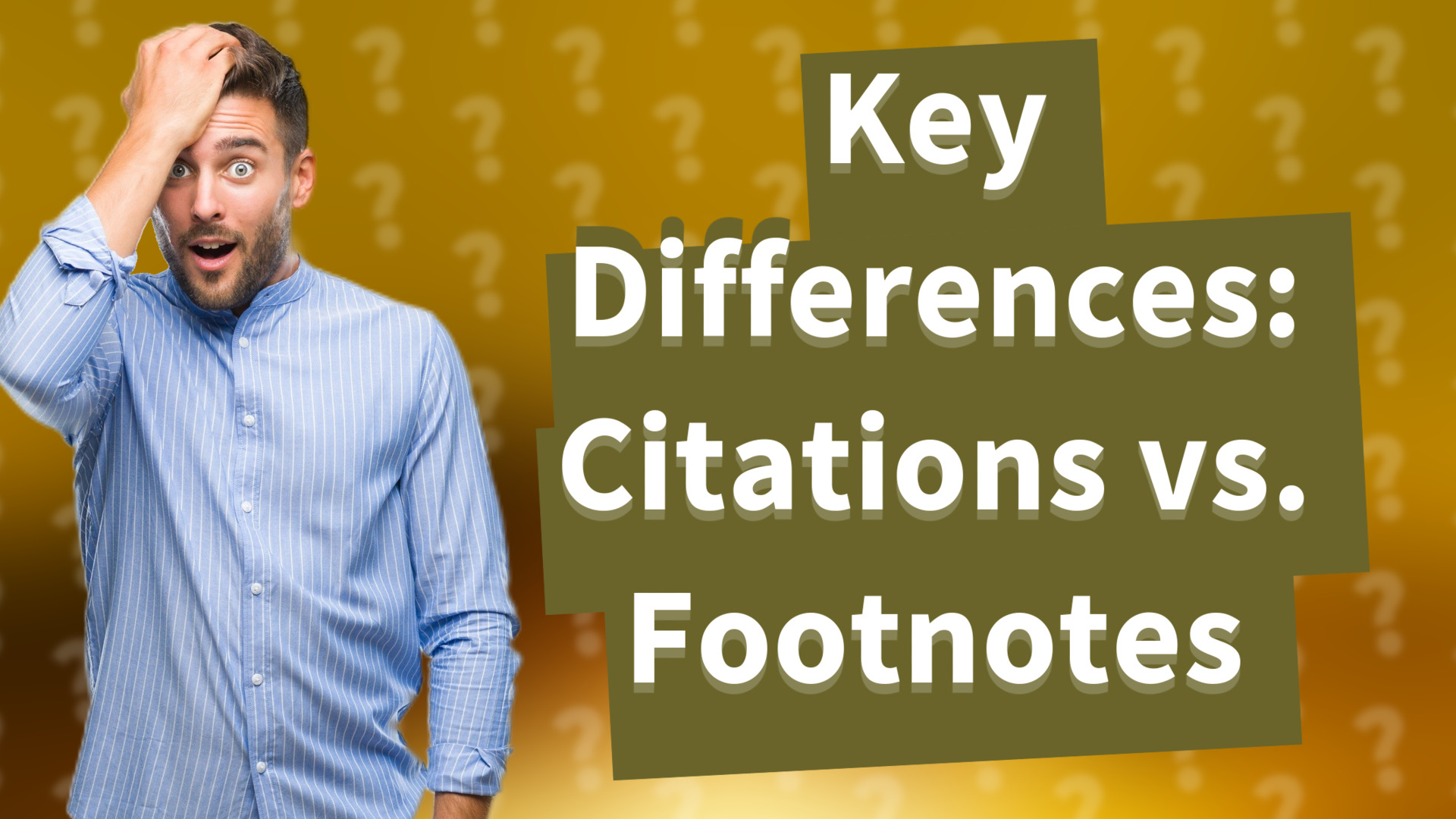 Key Differences: Citations vs. Footnotes