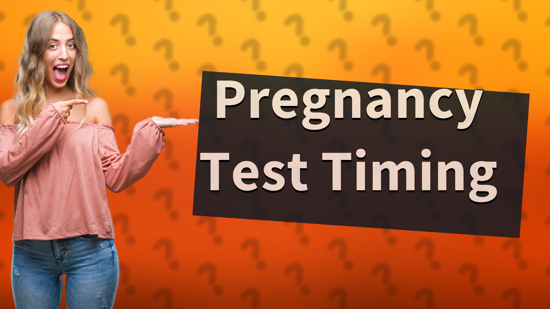 Pregnancy Test Timing