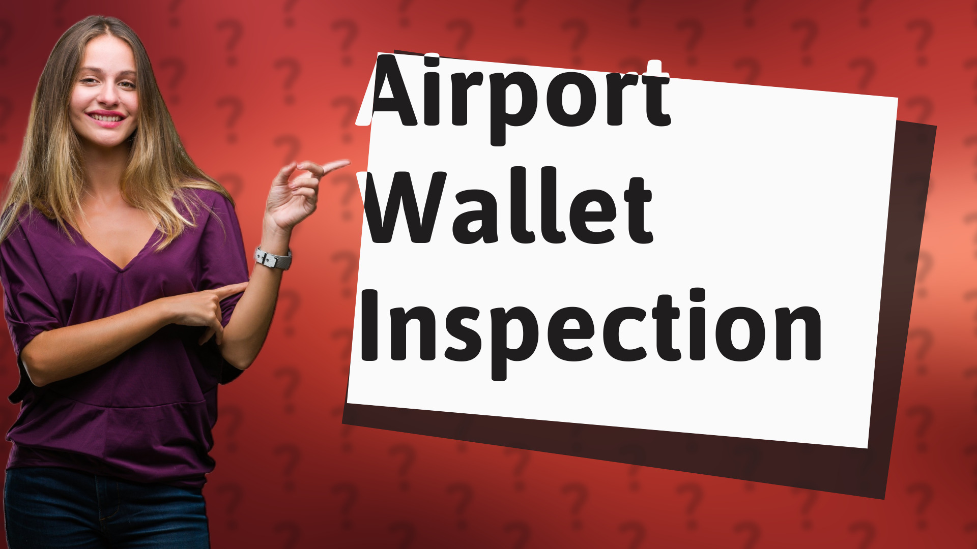 Airport Wallet Inspection