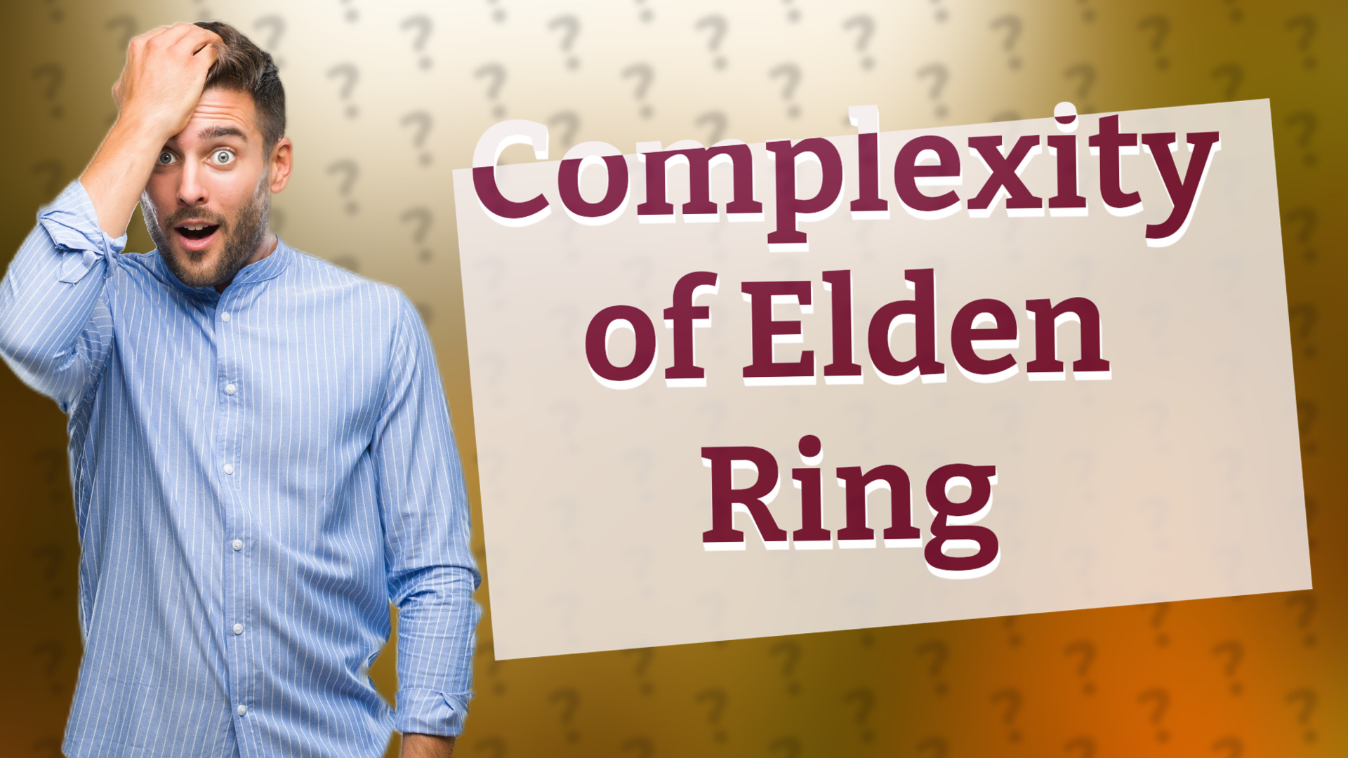 Complexity of Elden Ring