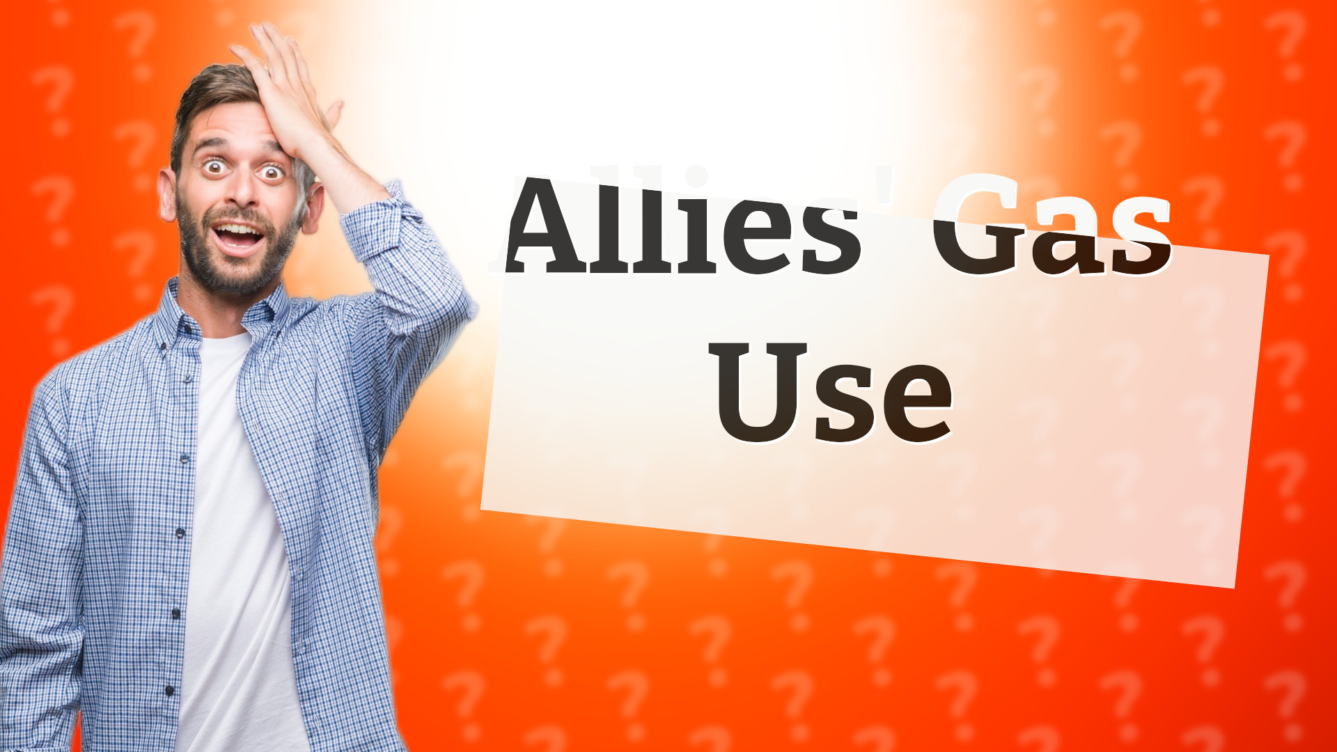Allies' Gas Use