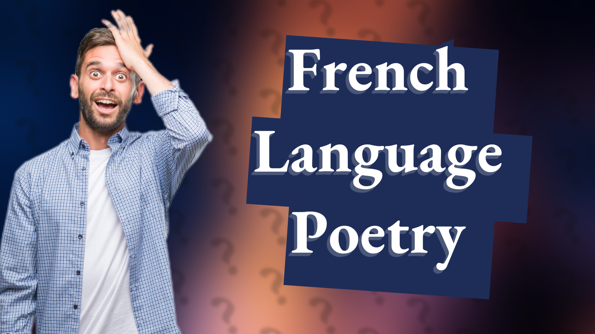 French Language Poetry