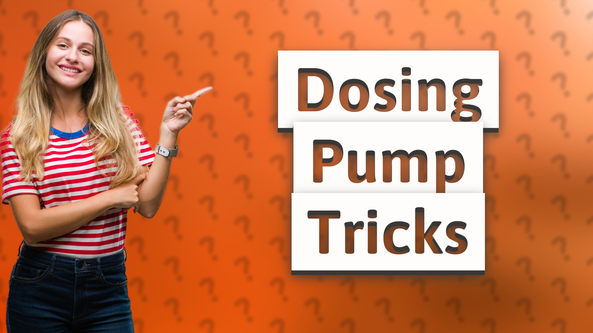 Dosing Pump Tricks