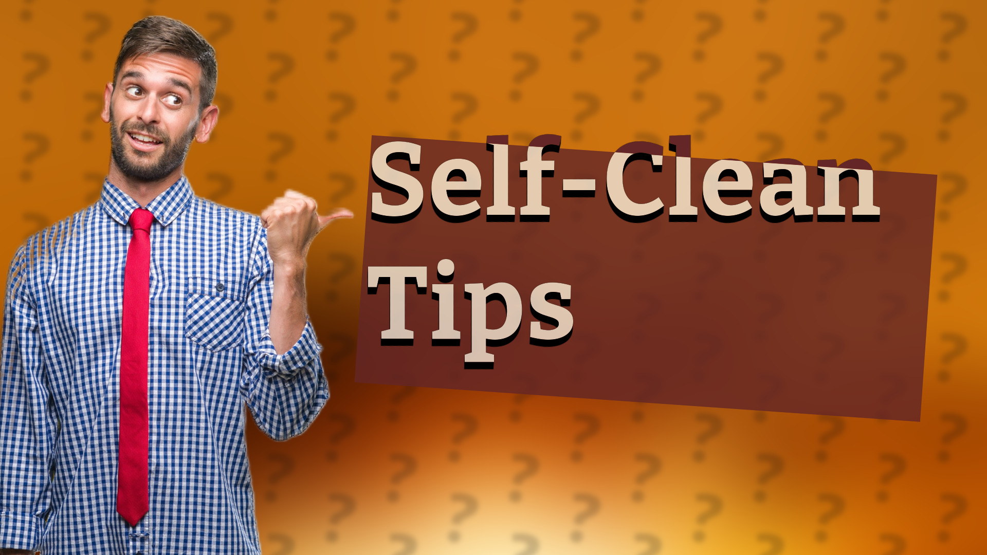 Self-Clean Tips