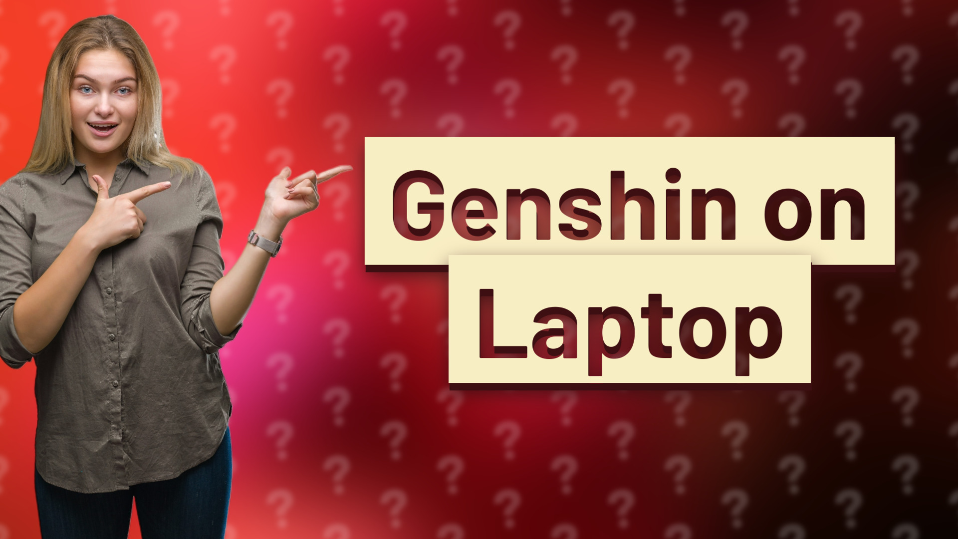 Genshin on Laptop