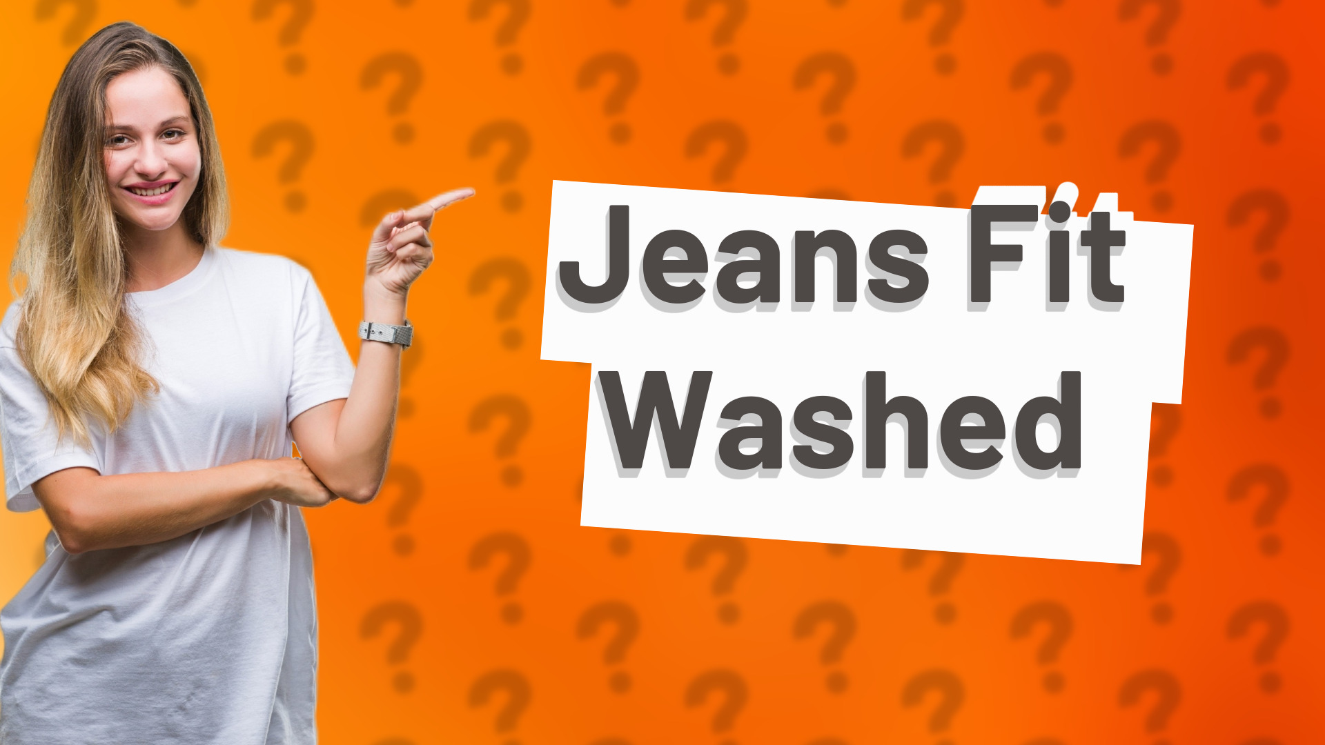 Jeans Fit Washed