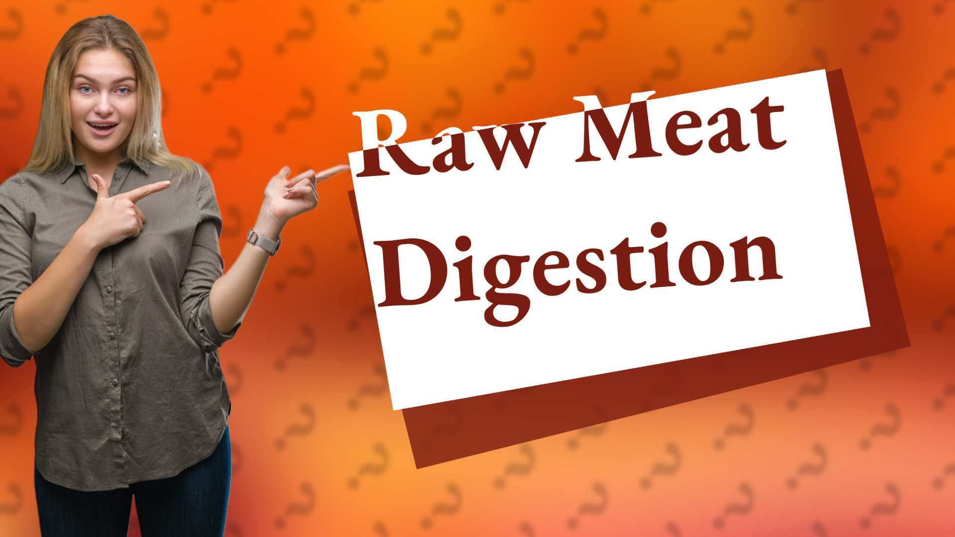 Raw Meat Digestion