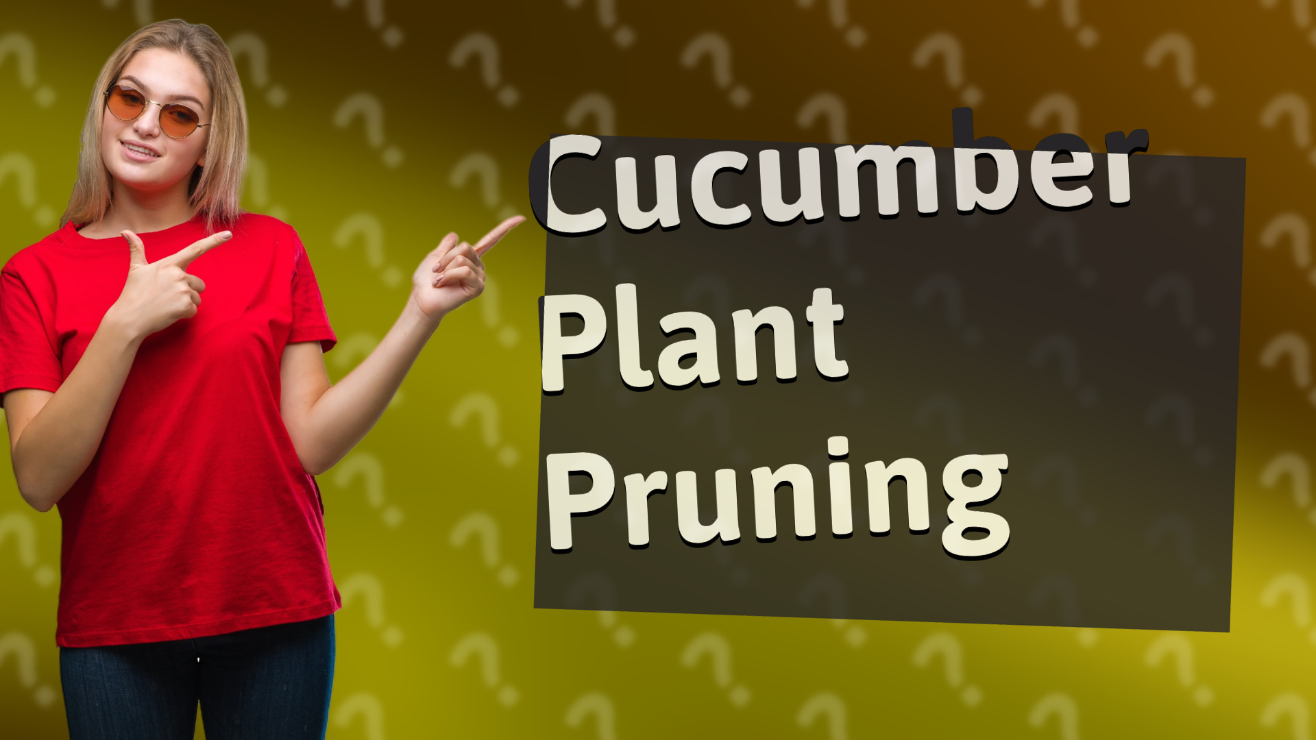 Cucumber Plant Pruning