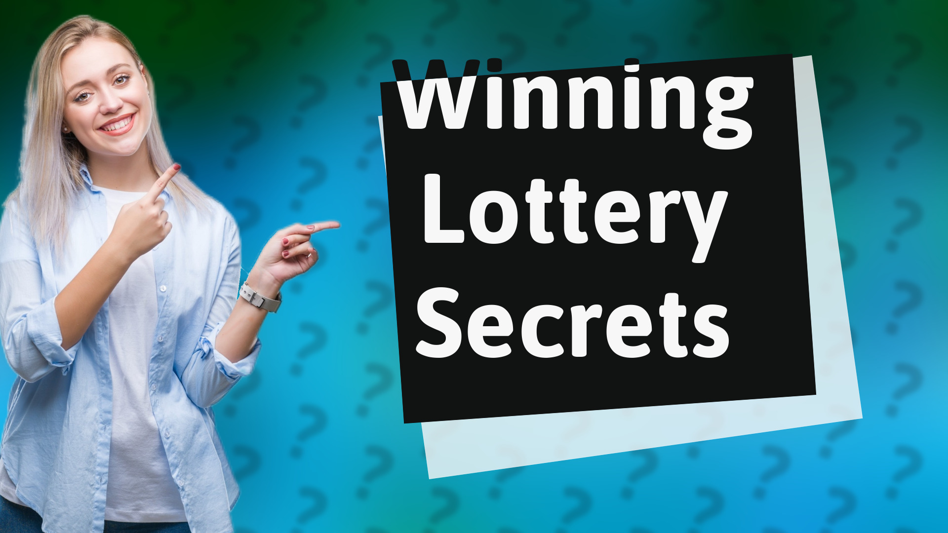 Winning Lottery Secrets