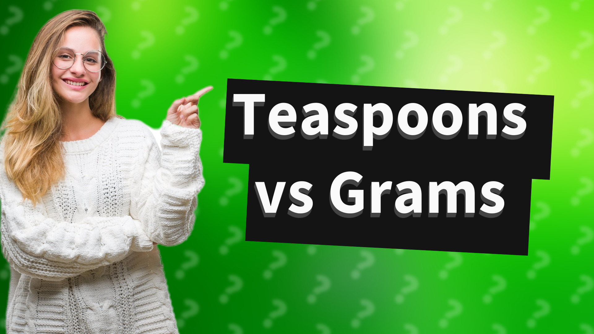 Teaspoons vs Grams