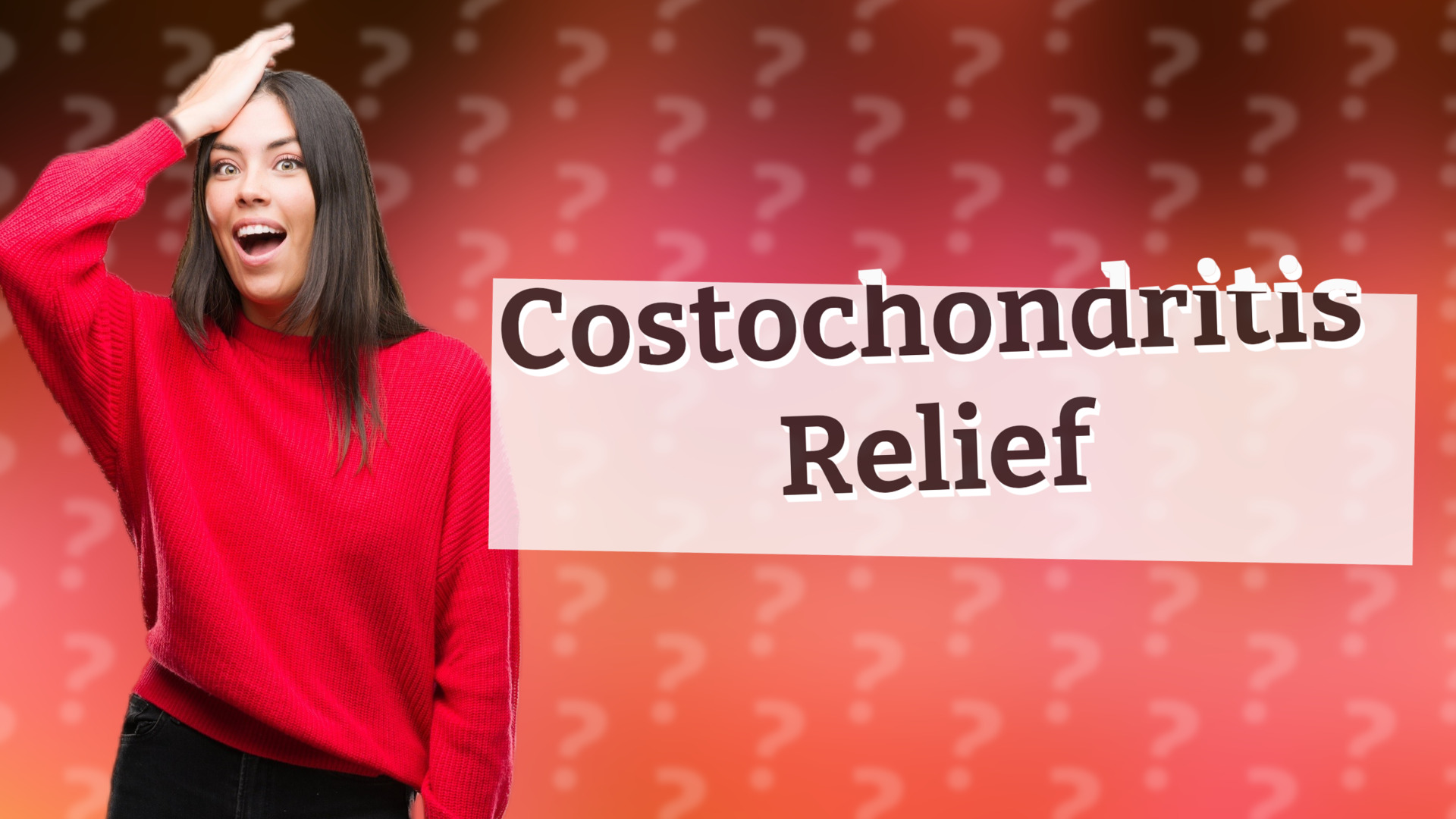 Costochondritis Relief
