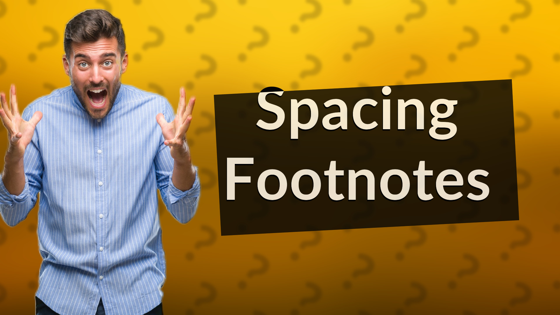 Spacing Footnotes