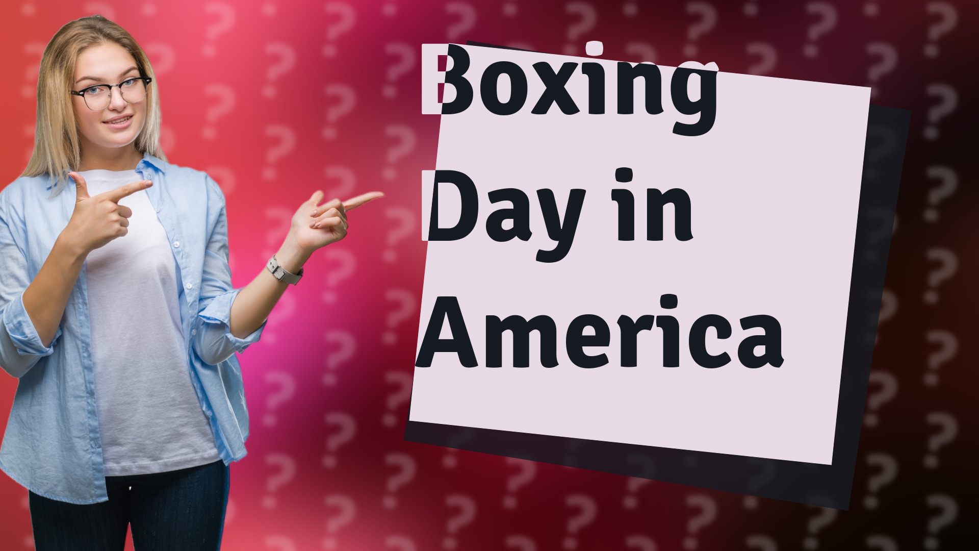 Boxing Day in America