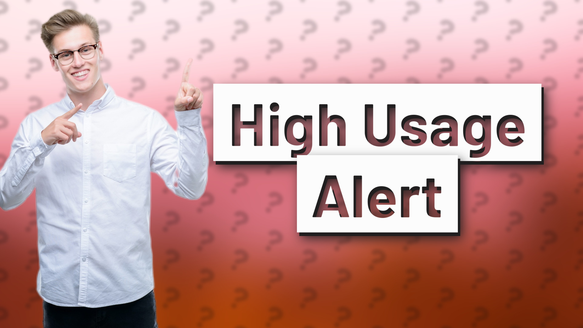 High Usage Alert