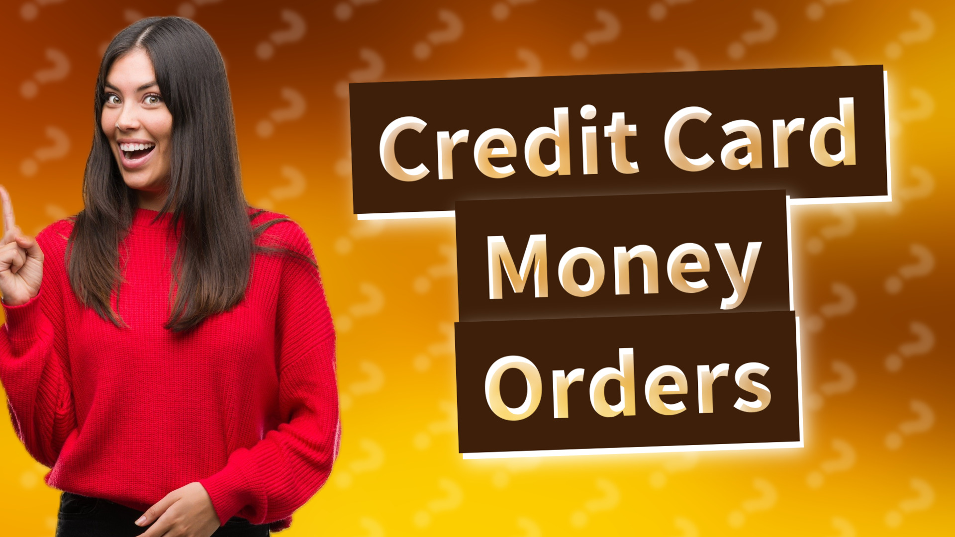 Credit Card Money Orders